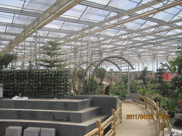 原種場玻璃溫室項(xiàng)目實(shí)景圖